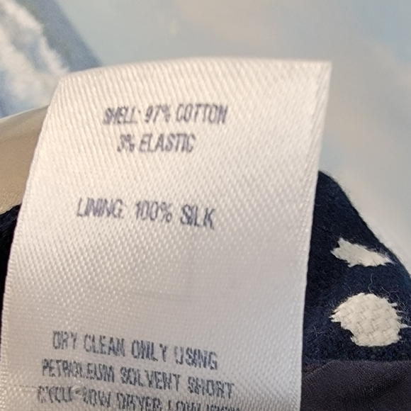 $2,800 OSCAR DE LA RENTA PICASSO SILK LINED BLUE DOT DAY DRESS US 4, 8, and 10 - Picture 6 of 9